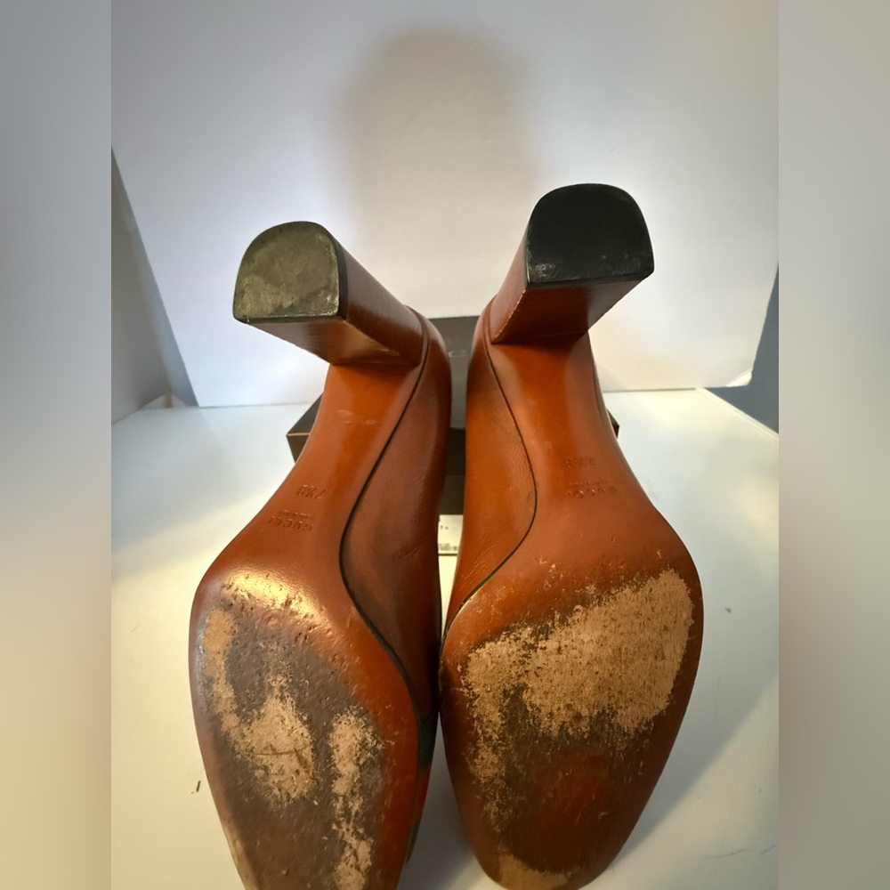 Authentic Vintage Gucci Round Toe Heels - Size 7.5 - Picture 11 of 13